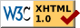 W3c XHML 1.0
