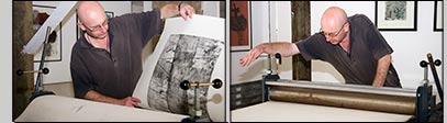 nontoxic printmaking gallery Bay of Islands